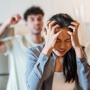 two people arguing