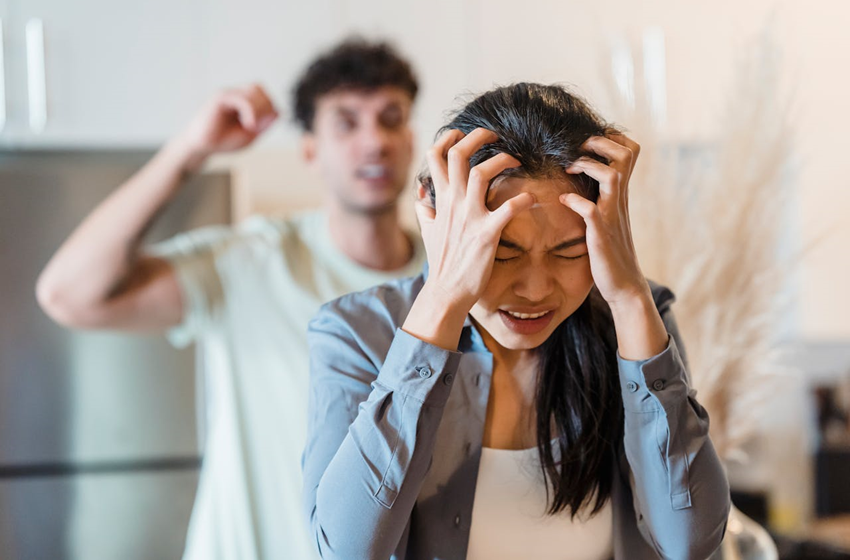 two people arguing