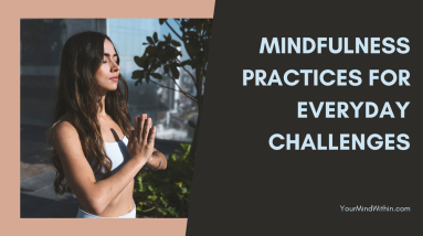 woman practicing mindfulness