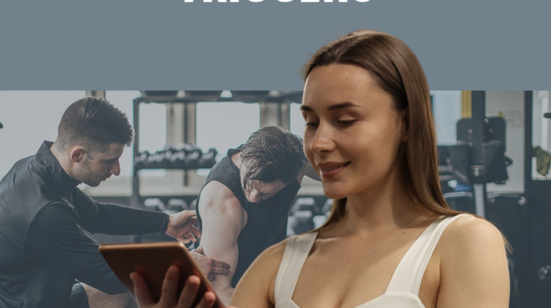 woman reading about personal motivation triggers on her Ipad